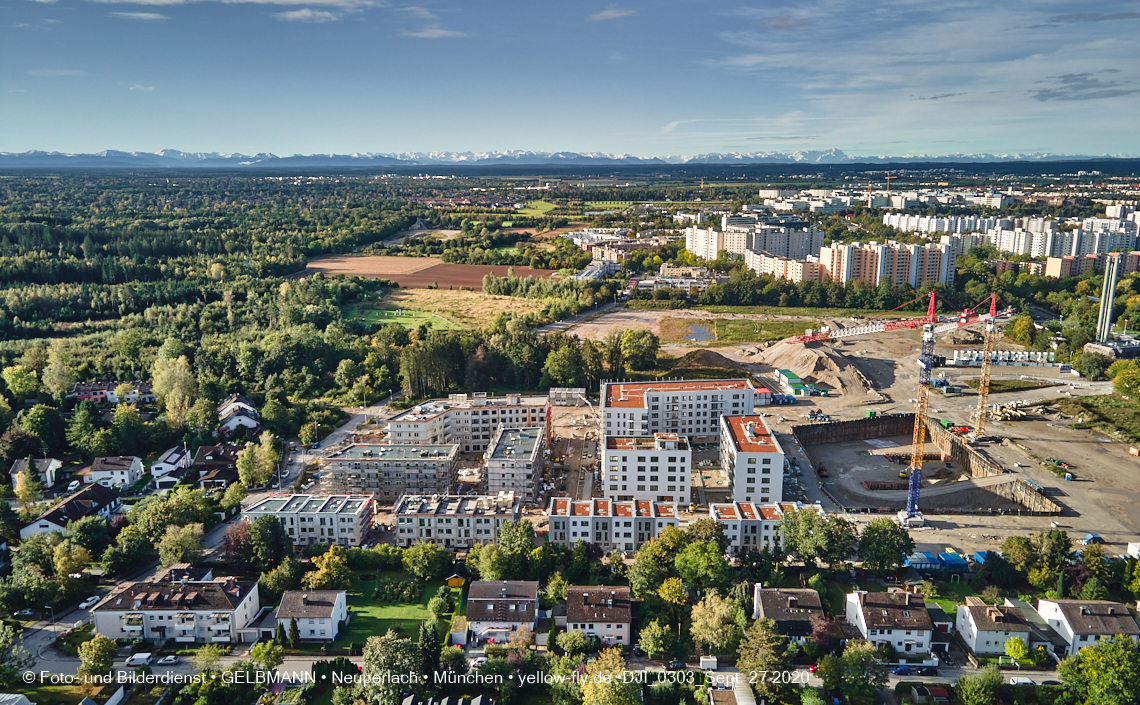 27.09.2020 - Baustelle Alexisquartier in Neuperlach